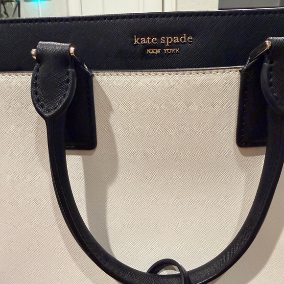 Kate Spade Purse Color Block Medium Cameron Leather Satchel Handbag - Picture 2 of 3